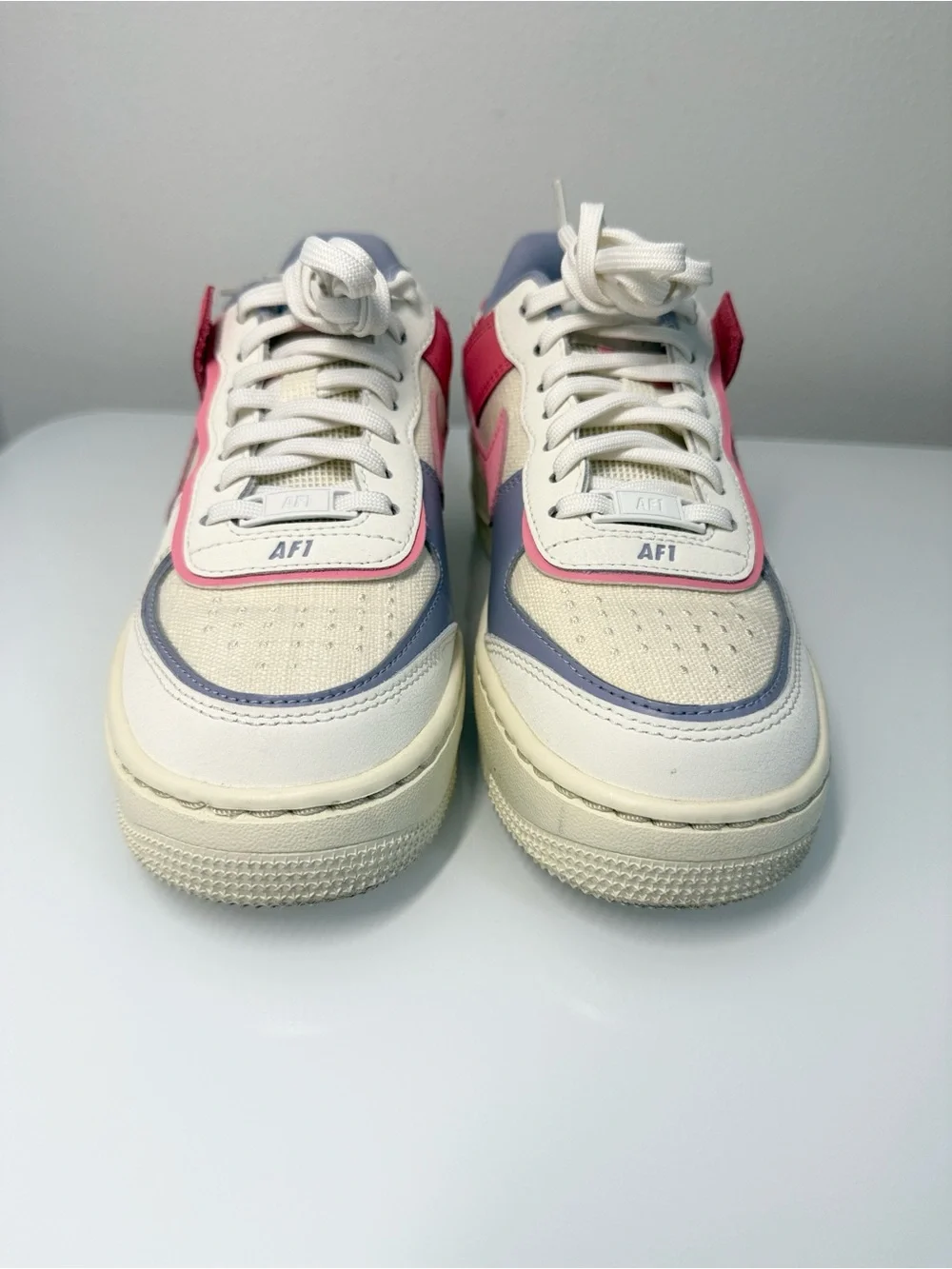 💕 Nike Air Force 1 Shadow ‘Sail Sea Coral’ Pink Purple - Size 5